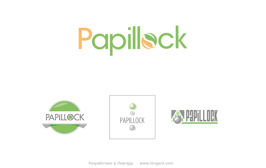 Разработка логотипа «Papillock»